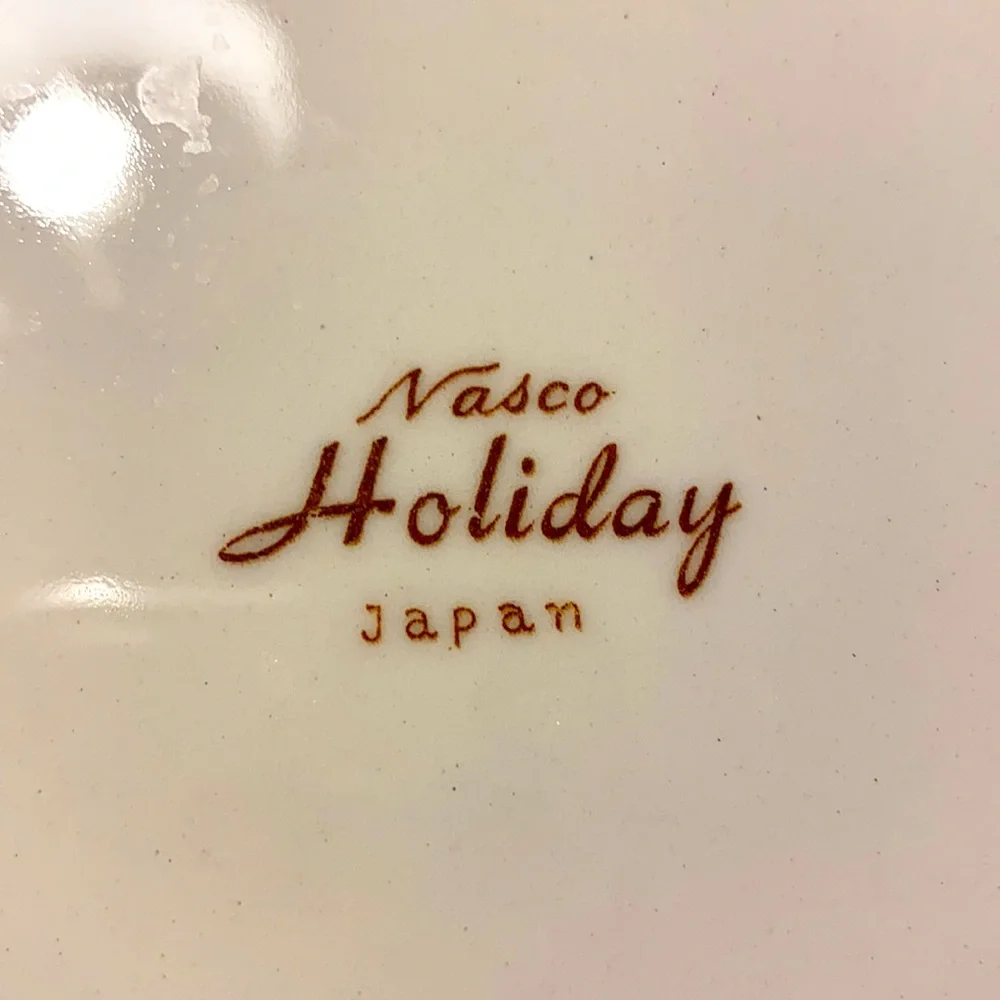 Nasco Holiday Large Serving Plate